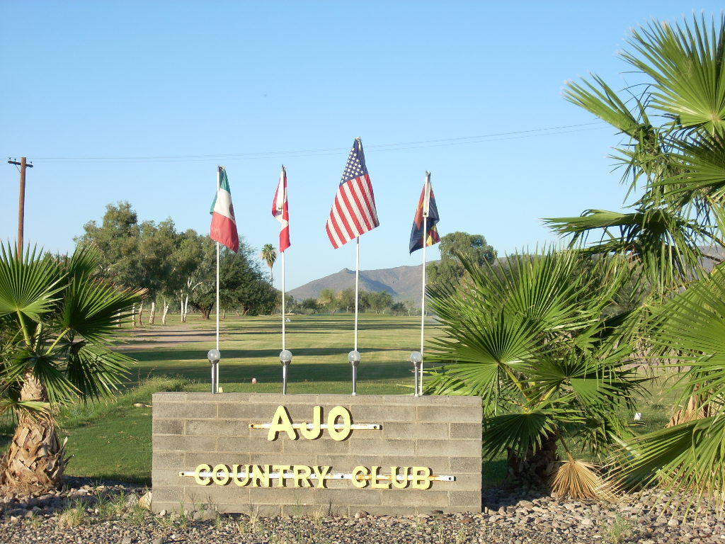 Ajo Country Club sign 